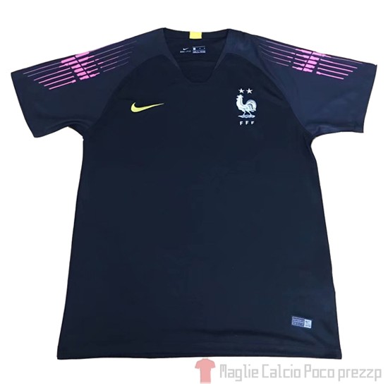 Thailandia Maglia Francia Portiere 2018 Nero - Clicca l'immagine per chiudere